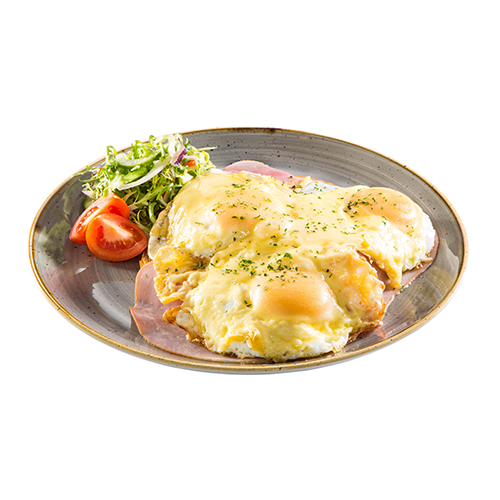 Uitsmijter ham-kaas