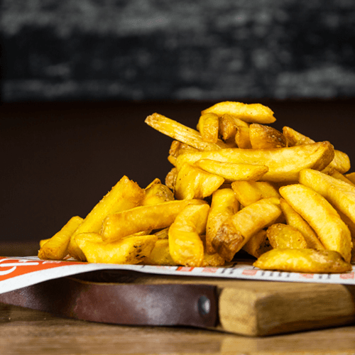 Frieten in de schil met frietkruiden