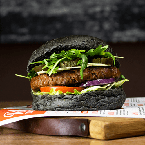Black truffle burger