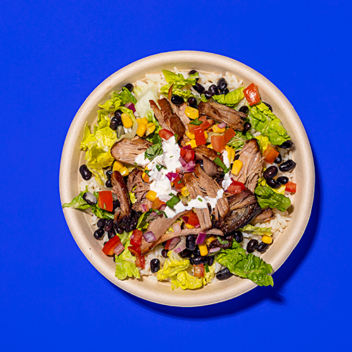 Carnitas burrito bowl