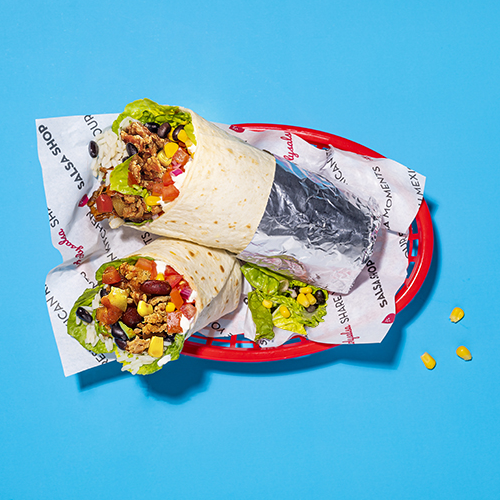 Chili Sin Carne burrito