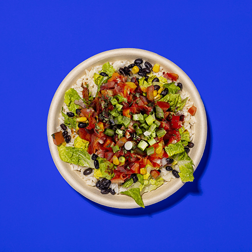 Chili Sin Carne burrito bowl