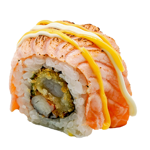 Salmon ebi roll