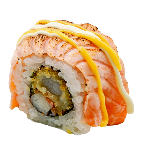 Salmon ebi roll