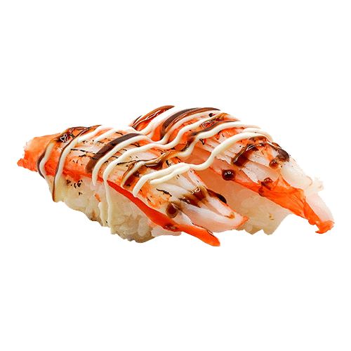 Seared crab leg nigiri
