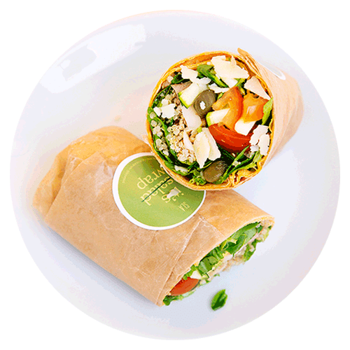 Sla's not so classic caesar wrap
