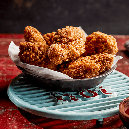 Chicken wings, 5 pieces, (spicy) with sauce