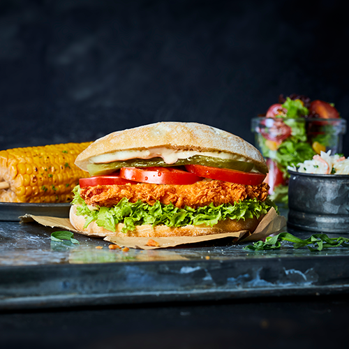 Classic Chicken Burger Menu
