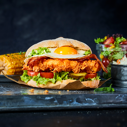 Supreme Chicken Burger Menu