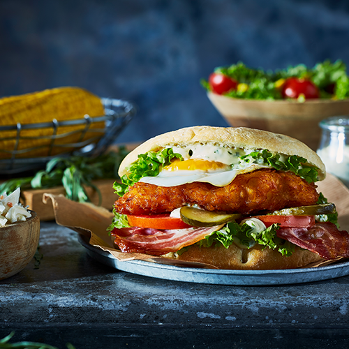 Dragon Chicken Burger Menu