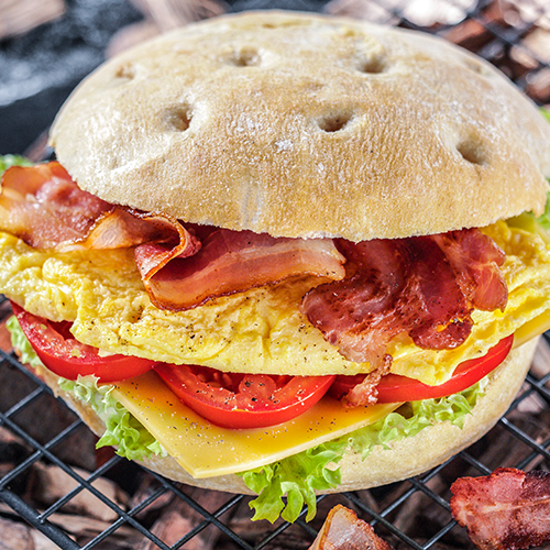 Flaguette Bacon Omelet