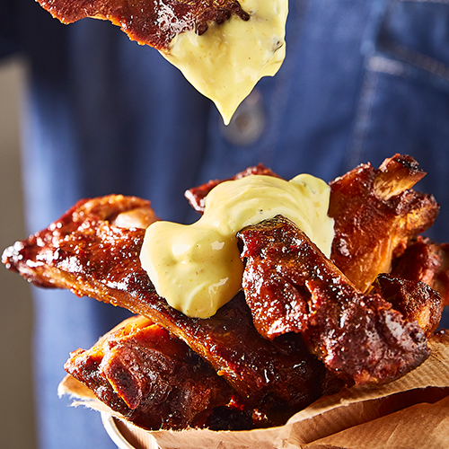 Spare ribs menu Madame Jeanette