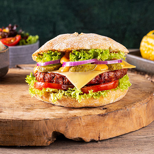 Vega Cheese Burger Menu