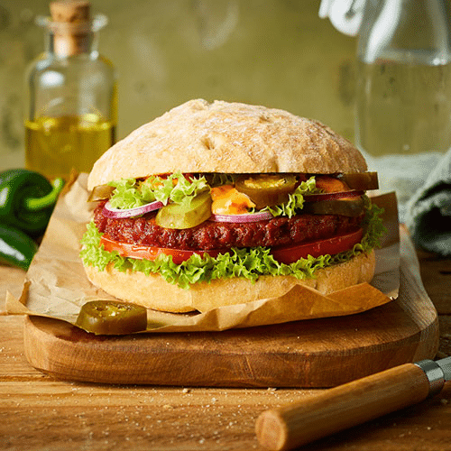 Vega Jalapeno Burger