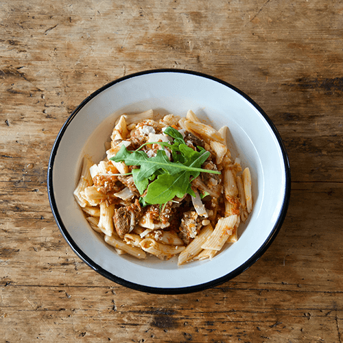Runderstoof penne