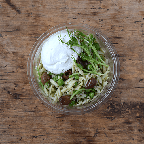Risoni pea mint salad small