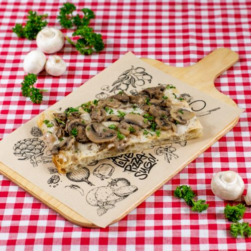SUGO slice mushroom-truffle and mozzarella