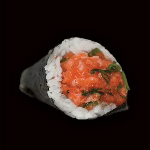 Temaki spicy salmon