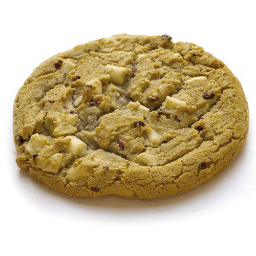 White Belgian Chocolate-Raspberry Cookie