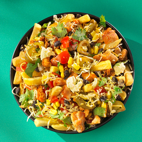 Fries a la Mexicana Grilled Chicken