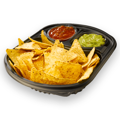 Nachos Guacamole & Salsa Roja