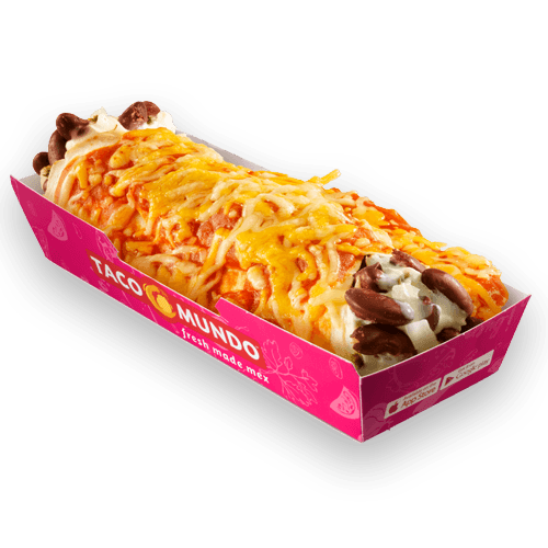 Enchilada roja veggie