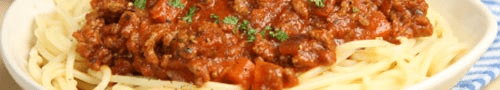 Pasta's vlees