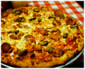Pizza barbecue pita small