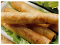 Vietnamese kip loempia, gefrituurd