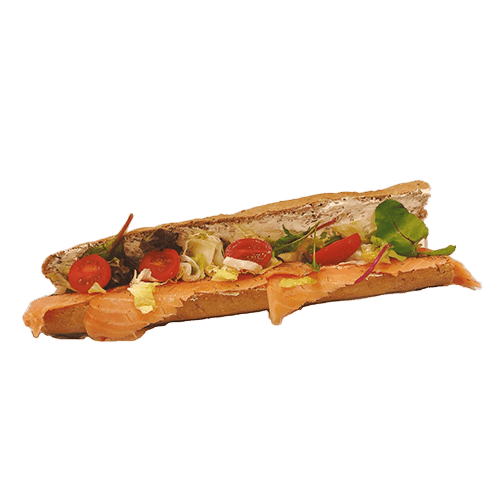 Broodje gerookte zalm