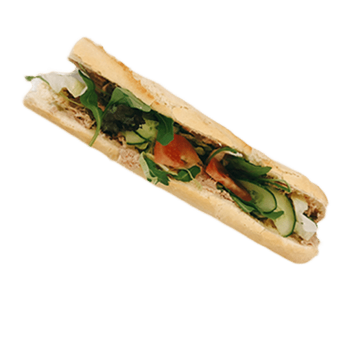 Broodje huisgemaakte tonijnsalade