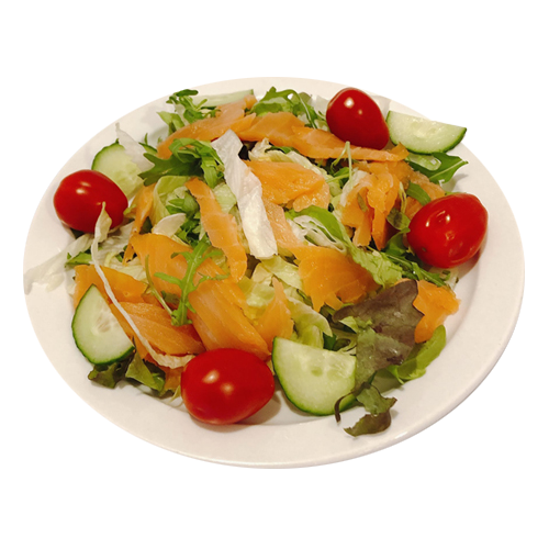 Gerookte zalm salade