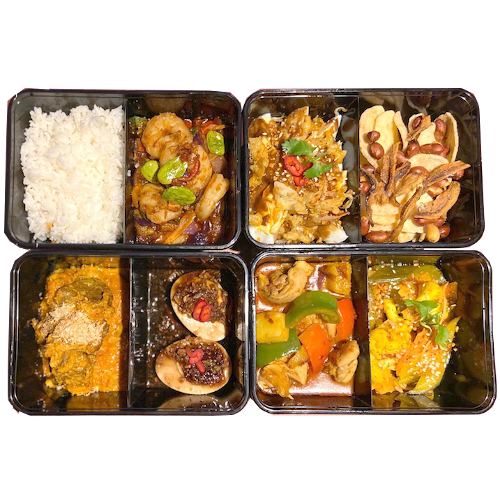 Malaysian rice table