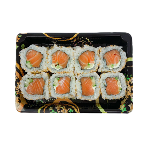 Salmon cream cheese maki 8 pieces