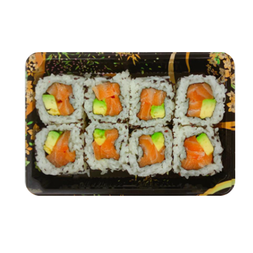 Salmon wasabi maki 8 pieces