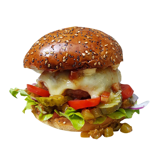 Iveau's deluxe burger
