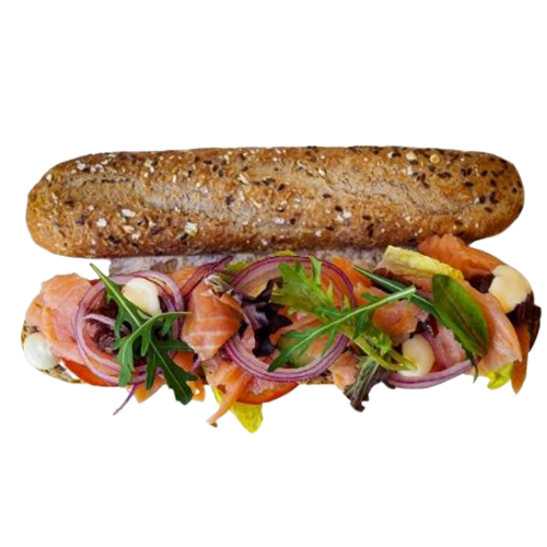 Baguette zalm