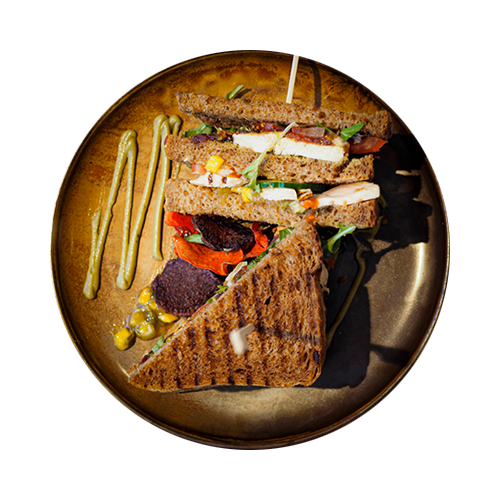 Sandwich kip guacamole