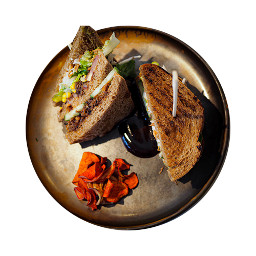 Sandwich krokante iberico