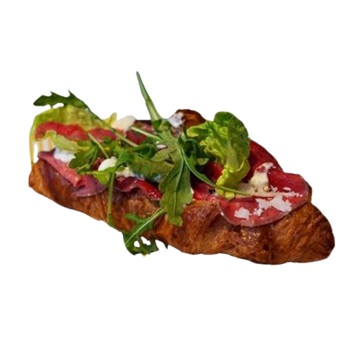 Croissant carpaccio