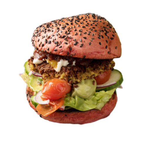 Happy falafel burger