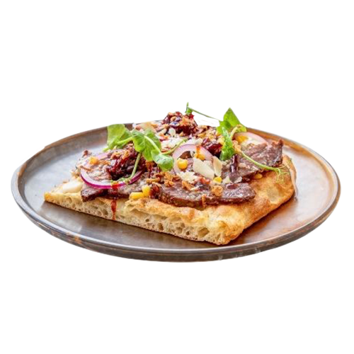 Focaccia steak Parmigiano