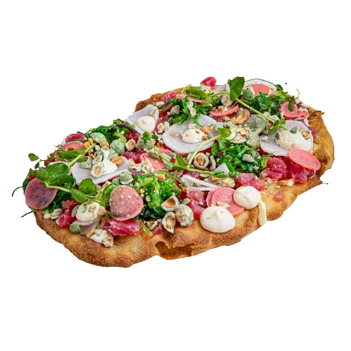 Tonijntartaar pinsa