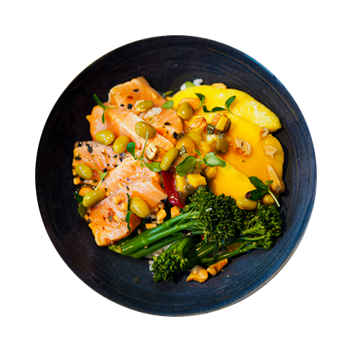 Bowl oosterse zalm - koud