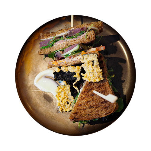 Sandwich tonijn tataki