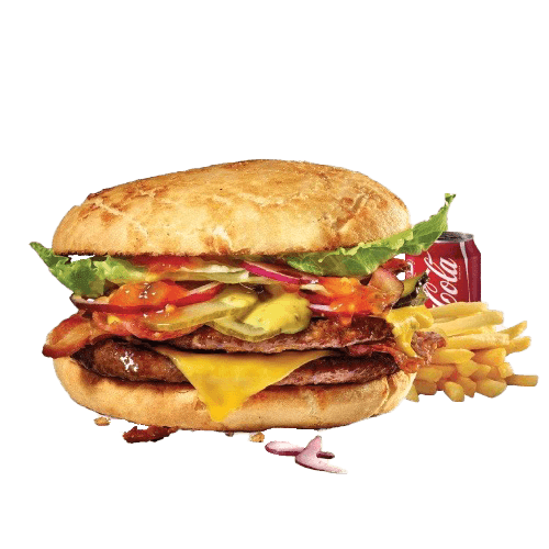 The bacon boss burger menu