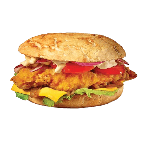 The chick and cheese burger