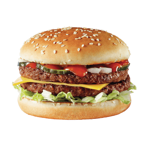 Dubbele cheeseburger