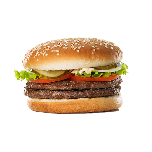 Double beef burger
