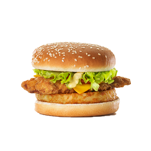 Chicken rosti burger